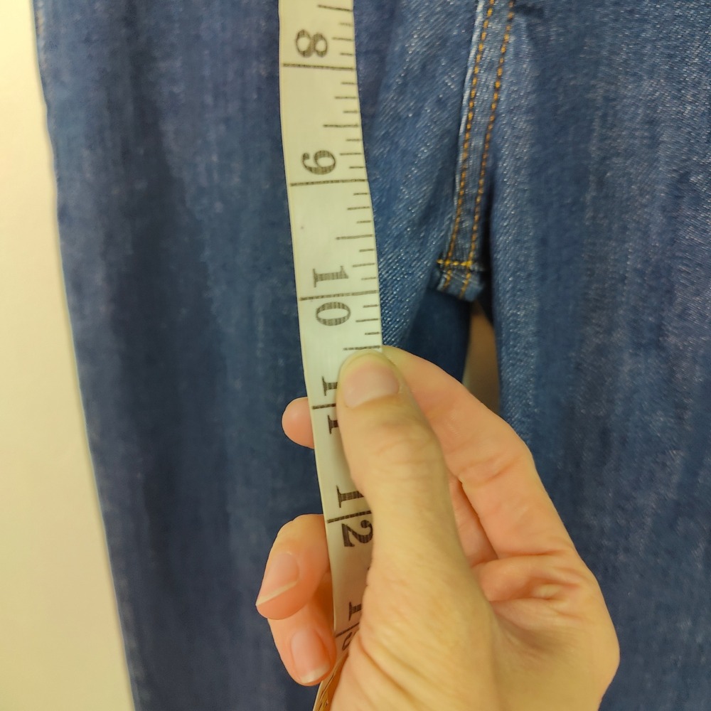 Anthropologie Pilcro Jeans Women 25 Blue High Rise‎ Straight Relaxed Trouser - Picture 7 of 14